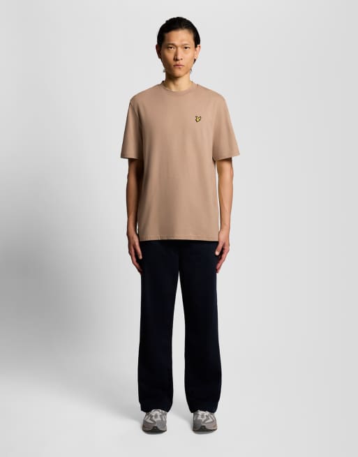 Lyle & Scott Ss t-shirts oversized t-shirt in y121 barley, 3 of 5