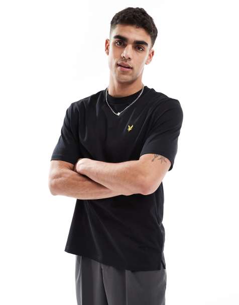 Lyle & Scott Ss t-shirts oversized t-shirt in z865 jet black - view 1