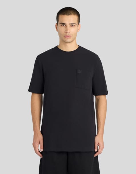 Lyle & Scott Ss t-shirts pique interlock t-shirt in w835 lacquer - view 1