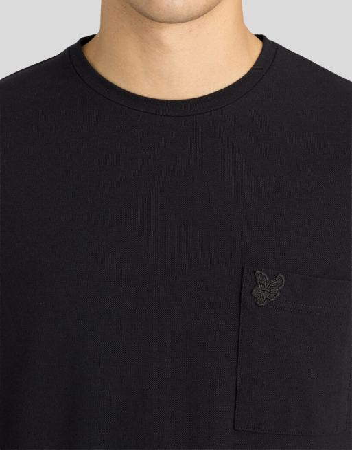 Lyle & Scott Ss t-shirts pique interlock t-shirt in w835 lacquer, 3 of 6