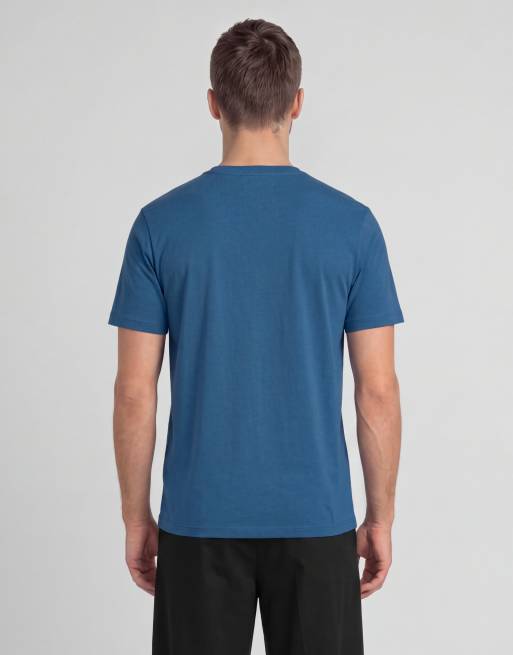 Lyle & Scott Ss t-shirts plain t-shirt in w475 yale blue, 4 of 6