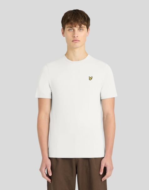 Lyle & Scott Ss t-shirts plain t-shirt in w994 white out - view 1