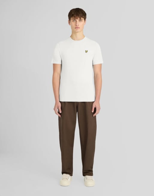 Lyle & Scott Ss t-shirts plain t-shirt in w994 white out, 2 of 6