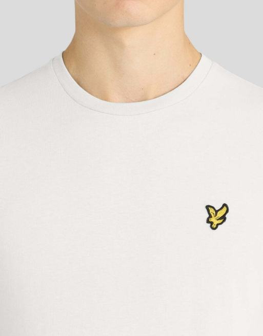 Lyle & Scott Ss t-shirts plain t-shirt in w994 white out, 3 of 6