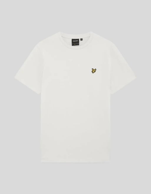 Lyle & Scott Ss t-shirts plain t-shirt in w994 white out, 5 of 6
