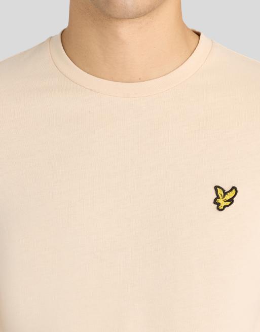 Lyle & Scott Ss t-shirts plain t-shirt in x555 walnut beige, 4 of 7