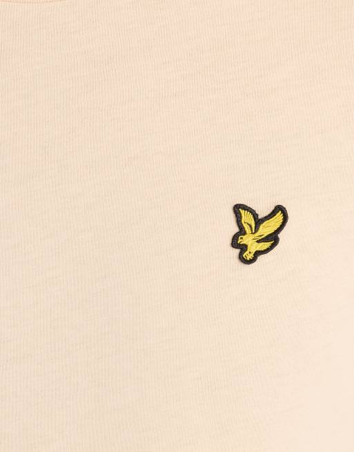 Lyle & Scott Ss t-shirts plain t-shirt in x555 walnut beige, 7 of 7