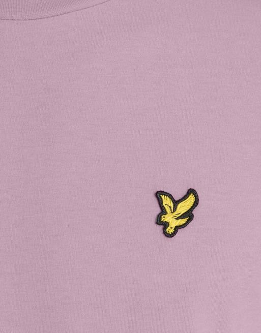 Lyle & Scott Ss t-shirts plain t-shirt in x574 pink light, 6 of 6
