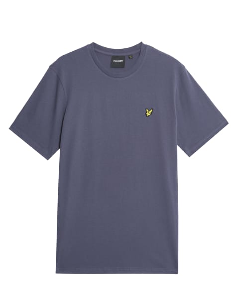 Lyle & Scott Ss t-shirts plain t-shirt in x854 graystone - view 1