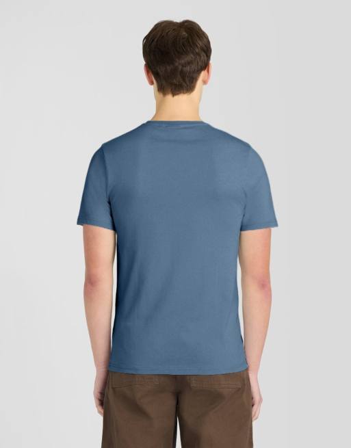 Lyle & Scott Ss t-shirts plain t-shirt in x861 ocean sky, 4 of 6