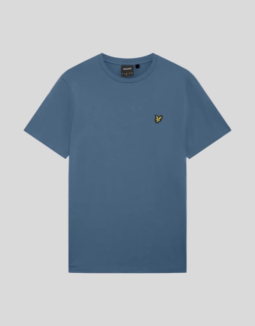 Lyle & Scott Ss t-shirts plain t-shirt in x861 ocean sky, 5 of 6