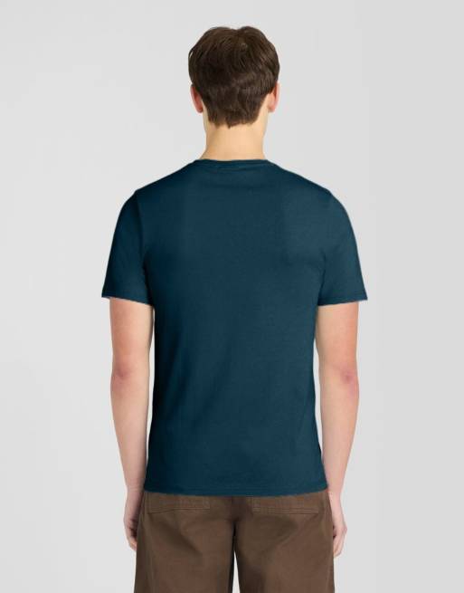 Lyle & Scott Ss t-shirts plain t-shirt in y066 rich teal, 4 of 6