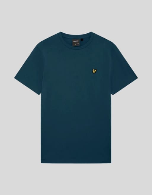 Lyle & Scott Ss t-shirts plain t-shirt in y066 rich teal, 5 of 6