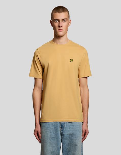 Lyle & Scott Ss t-shirts plain t-shirt in y122 honeycomb - view 1