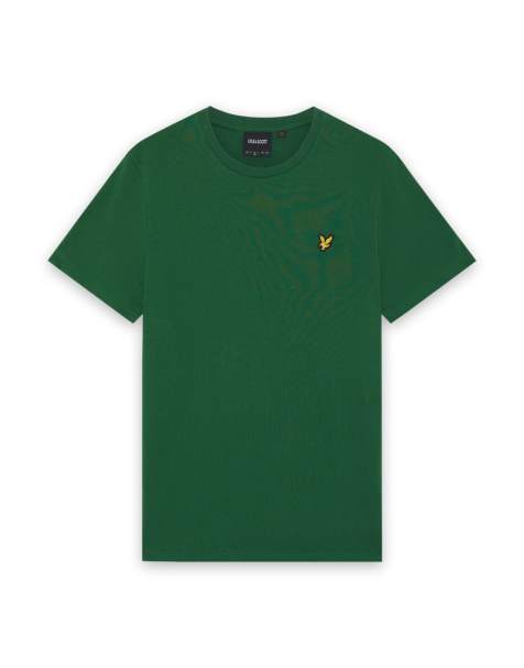 Lyle & Scott Ss t-shirts plain t-shirt in y295 clover green - view 1