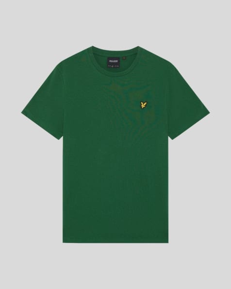 Lyle & Scott Ss t-shirts plain t-shirt in y295 clover green - view 1