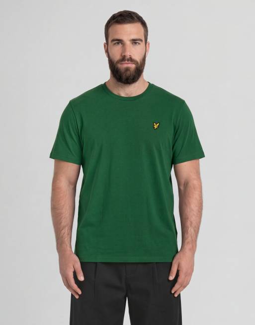 Lyle & Scott Ss t-shirts plain t-shirt in y295 clover green, 2 of 6