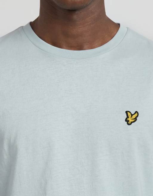 Lyle & Scott Ss t-shirts plain t-shirt in y306 backlight blue, 4 of 5