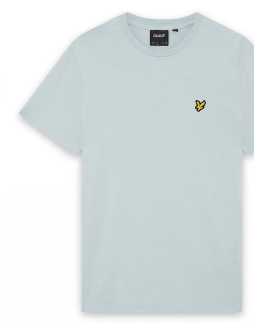 Lyle & Scott Ss t-shirts plain t-shirt in y306 backlight blue, 5 of 5