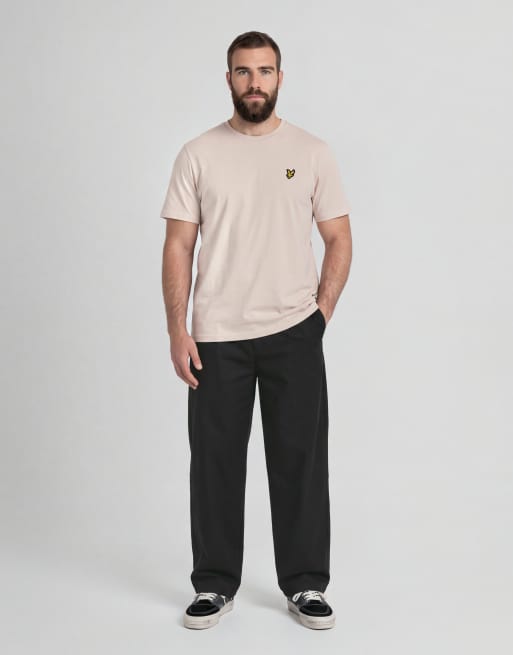 Lyle & Scott Ss t-shirts plain t-shirt in z261 dusty pink, 3 of 6