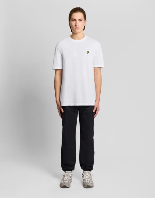 Lyle & Scott Ss t-shirts popcorn jacquard t-shirt in 626 white, 2 of 6