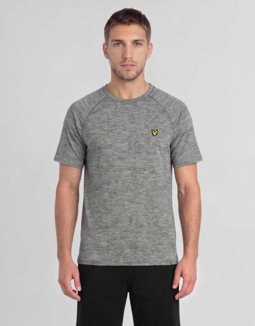 Lyle & Scott Ss t-shirts raglan short sleeve t-shirt in y398 shadow grey, 2 of 6