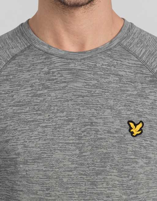 Lyle & Scott Ss t-shirts raglan short sleeve t-shirt in y398 shadow grey, 5 of 6