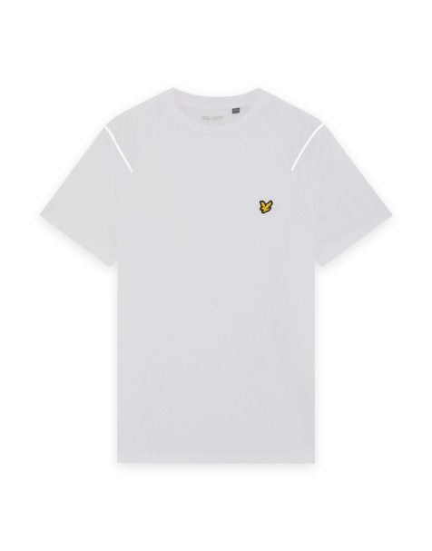 Lyle & Scott Ss t-shirts reflective raglan t-shirt in 626 white - view 1
