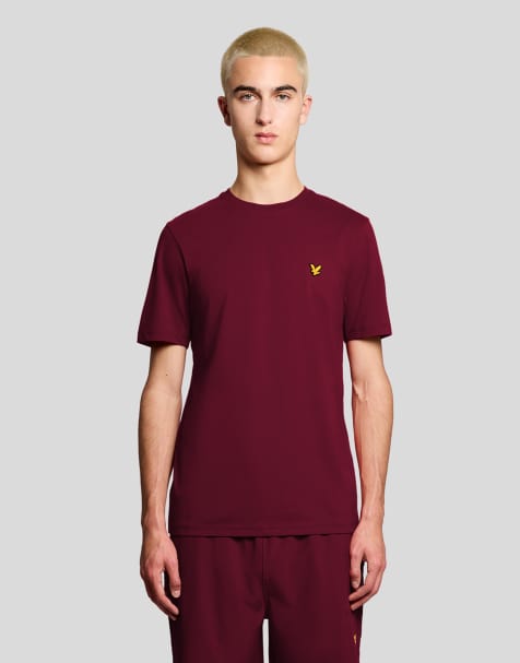 Lyle & Scott Ss t-shirts sports short sleeve t-shirt in x202 plum - view 1