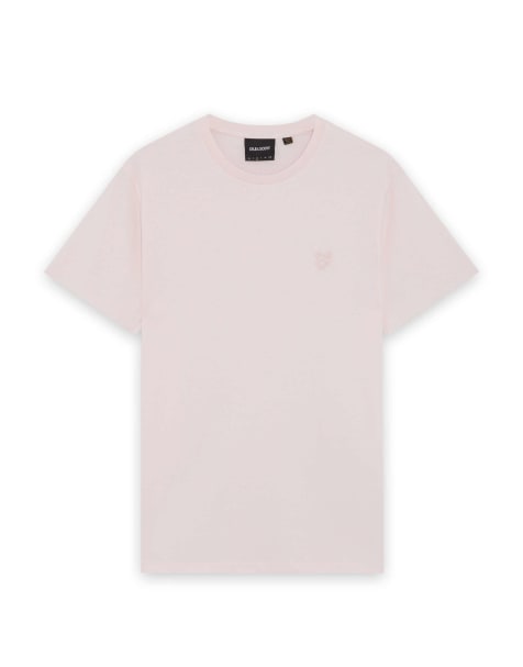 Lyle & Scott Ss t-shirts superfine t-shirt in w488 light pink - view 1