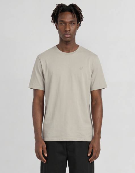 Lyle & Scott Ss t-shirts superfine t-shirt in x685 mask grey - view 1