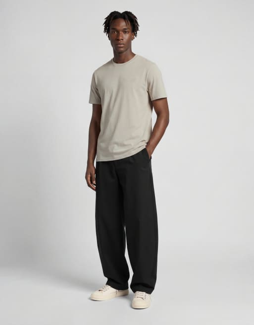 Lyle & Scott Ss t-shirts superfine t-shirt in x685 mask grey, 2 of 5
