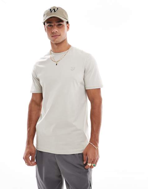 Lyle & Scott Ss t-shirts superfine t-shirt in x829 willow grey - view 1