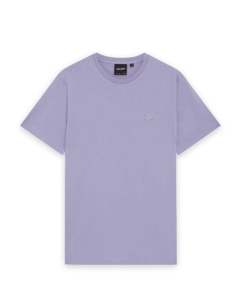 Lyle & Scott Ss t-shirts superfine t-shirt in y074 floral violet - view 1