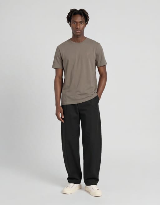 Lyle & Scott Ss t-shirts superfine t-shirt in y272 hazel beige, 2 of 5