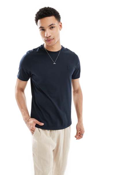 Lyle & Scott Ss t-shirts superfine t-shirt in z271 dark navy - view 1