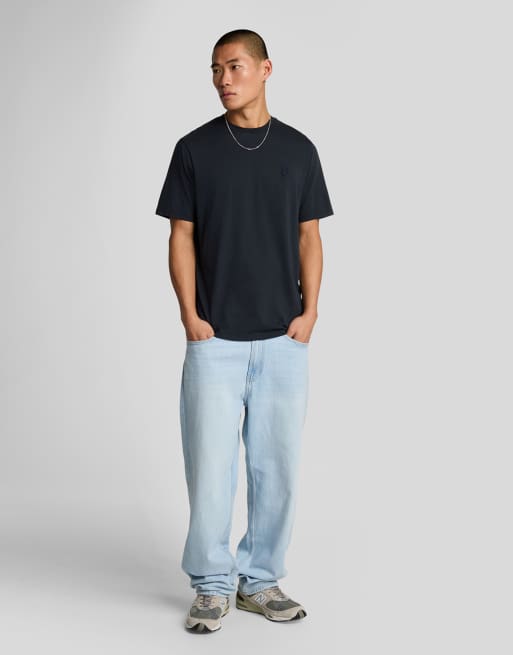 Lyle & Scott Ss t-shirts superfine t-shirt in z271 dark navy, 2 of 7