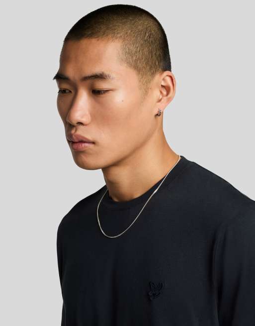 Lyle & Scott Ss t-shirts superfine t-shirt in z271 dark navy, 4 of 7