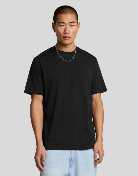 Lyle & Scott Ss t-shirts superfine t-shirt in z865 jet black - view 1
