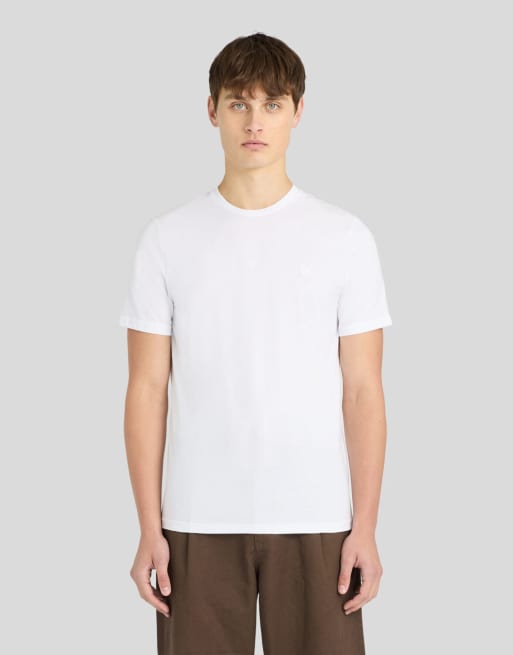Lyle & Scott SS T-Shirts superfines T-Shirt in 626 Weiß, 6 von 7