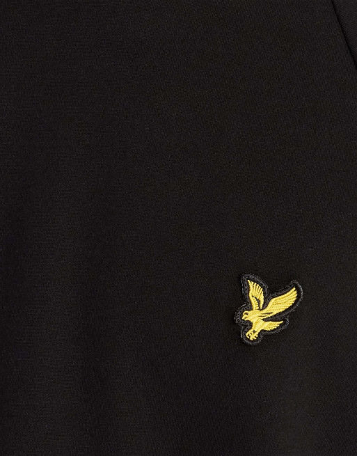 Lyle & Scott Ss t-shirts tipped track t-shirt in z865 jet black, 2 of 7