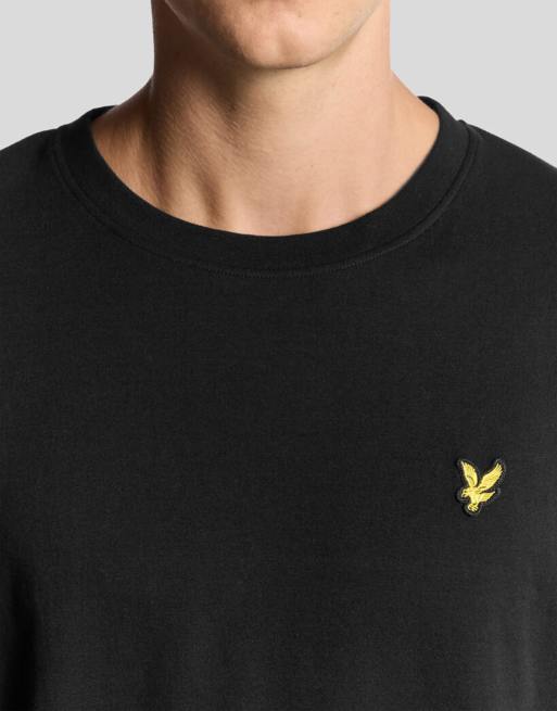 Lyle & Scott Ss t-shirts ultra soft t-shirt in z865 jet black, 3 of 6