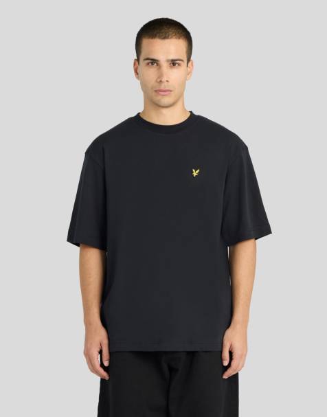 Lyle & Scott Ss t-shirts ultra soft t-shirt in z865 jet black - view 1