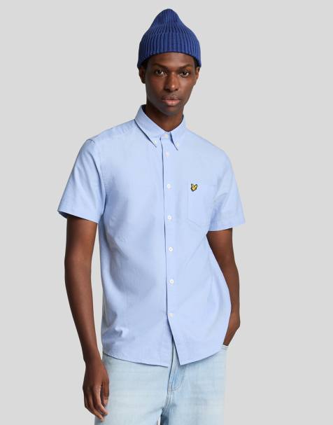 Lyle & Scott Ss woven shirts short sleeve oxford shirt in x41 riviera - view 1