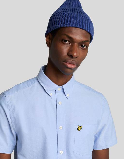 Lyle & Scott Ss woven shirts short sleeve oxford shirt in x41 riviera, 2 of 5