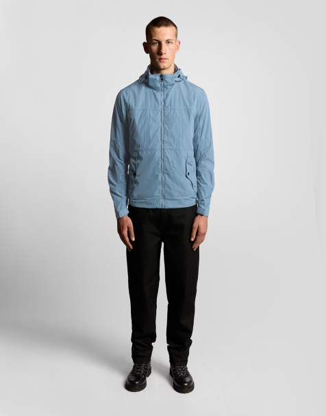 Lyle & Scott stow away jacket in  ocean sky - view 1