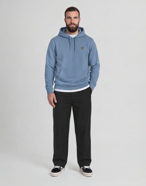 Lyle & Scott - sudadera con capucha de capa intermedia en azul power x542, 4 de 7