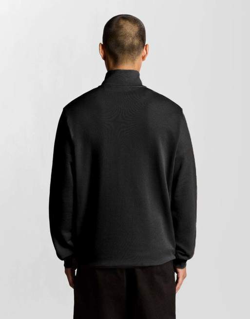 Lyle & Scott sudadera de capa intermedia con media cremallera en saddle, 4 de 6