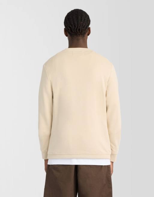 Lyle & Scott - Sudadera de cuello redondo de capa intermedia superfina en gris máscara x685, 4 de 6