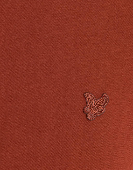 Lyle & Scott – Superfine – Kurzärmliges T-Shirt in der Farbe Saddle Auburn, 6 von 6